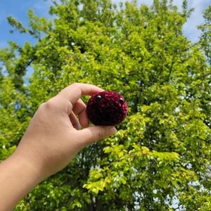 [ONE] Purple Handmade Super Soft Handmade Crochet Ball